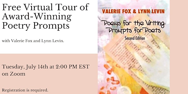 Virtual Tour of Award-Winning Poetry Prompts with Valerie Fox & Lynn Levin