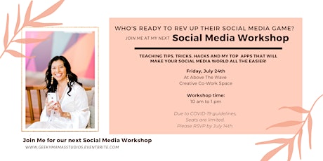 Social Media Workshop - Learn tips & tricks for your biz on Social Media primary image