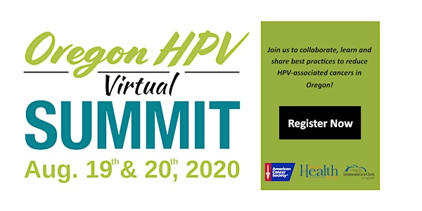 2020 Oregon HPV Virtual Summit