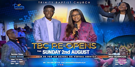 Family Actual Service At TBC ~West Norwood