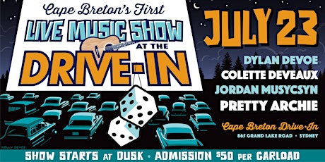Music Under The Stars at The Cape Breton Drive In