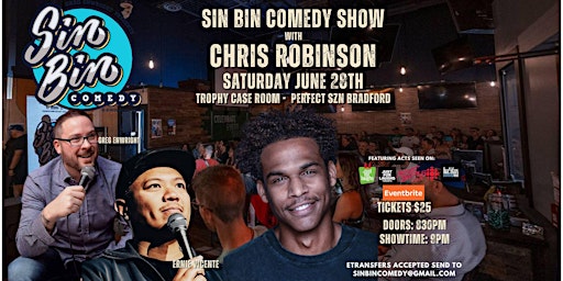 Sin Bin Comedy Show with Chris Robinson primary image