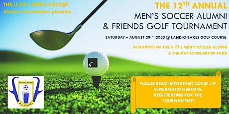 12th Annual UofL Men's Soccer Alumni & Friends Golf Tournament primary image