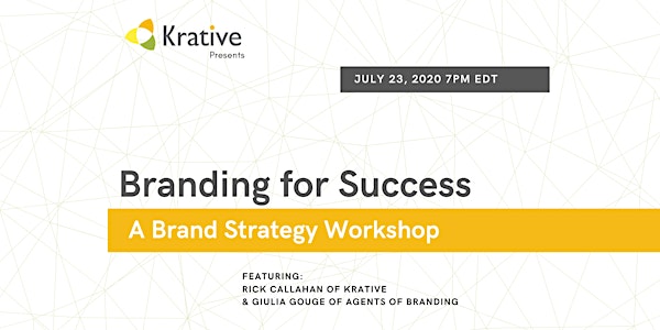 Branding for Success – A brand strategy workshop