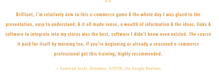 eCommerce Training - One Day Master Class - North Sydney image