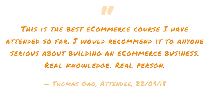 eCommerce Training - One Day Master Class - North Sydney image