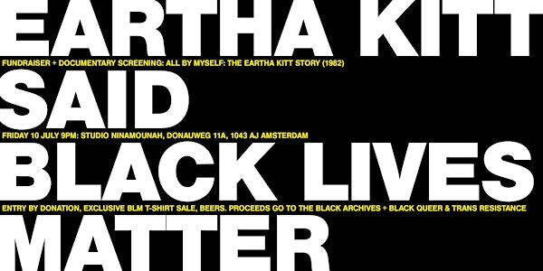 Fundraiser + Screening : All by Myself: The Eartha Kitt Story (1982)