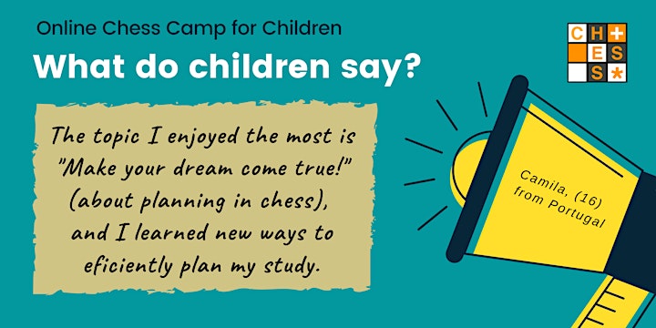 Online Chess Camp for Children - Challenge for Talents image