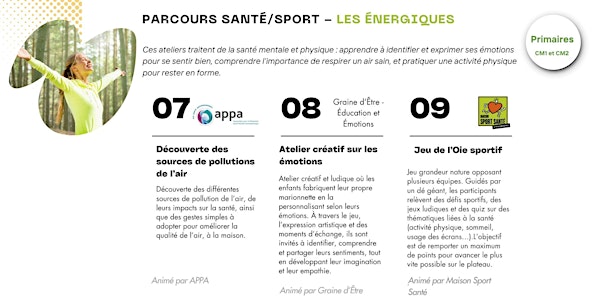 Parcours Santé/Sport - Les Énergiques - CM1 et CM2 - G1
