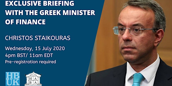 Exclusive Briefing with the Greek Minister of Finance