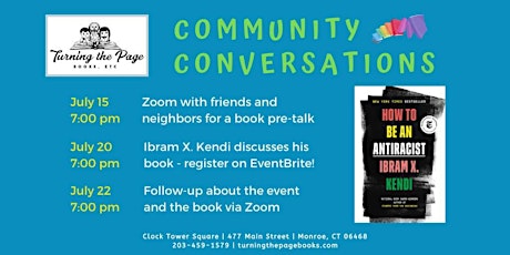 Community Conversation How To Be An Antiracist Pre Talk Tickets Wed Jul 15 2020 At 7 00 Pm Eventbrite