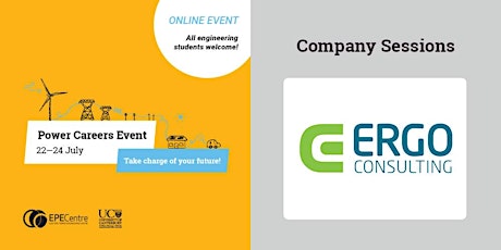 Ergo Consulting - Power Careers Event - Industry - short sessions primary image