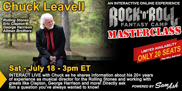 Masterclass with Chuck Leavell of the Rolling Stones
