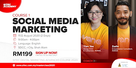 SITEC Digital Marketing Advanced Course 1: Social Media Marketing primary image
