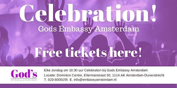 Gods Embassy Amsterdam Celebration 30-8