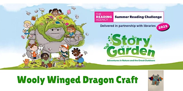 Summer Reading Challenge Wooly Winged Dragon Craft at Leytonstone Library