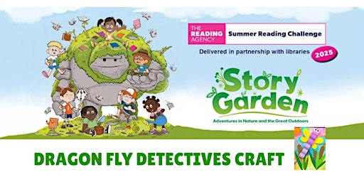 Imagen principal de Summer Reading Challenge Dragonfly Detective Craft @ Leytonstone Library