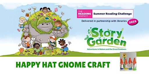 Summer Reading Challenge Happy Hat Gnome Craft at Leytonstone Library primary image
