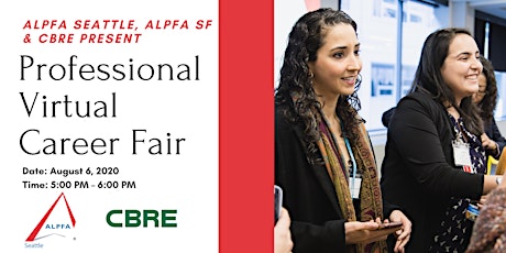 ALPFA Seattle and San Francisco: CBRE Professional Virtual Career Fair