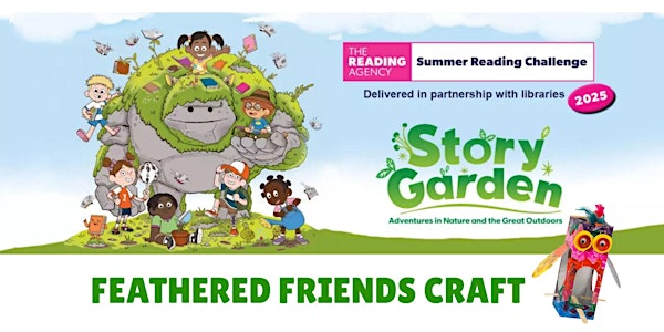 Summer Reading Challenge 2025 Feathered Friends Craft @ Leytonstone Library