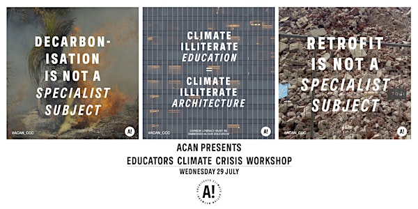 Educators Climate Crisis Workshop