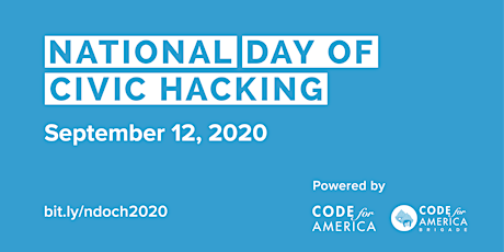 National Day of Civic Hacking 2020 primary image
