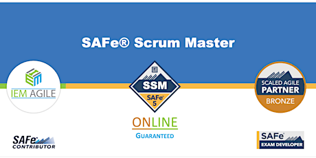 SAFe Scrum Master (SSM) - Online Instructor led primary image
