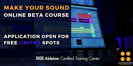 Hauptbild für MAKE YOUR SOUND: Learn the essential steps to your sound in Ableton Live