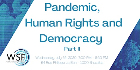 Primaire afbeelding van Pandemic, Human Rights and Democracy (PART 2)