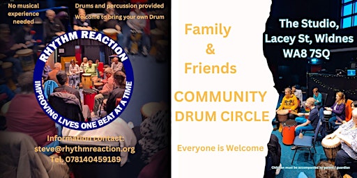 Image principale de Family & Friends Community Drum Circle