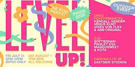 Level Up Pride Friday ~ BIPOC only