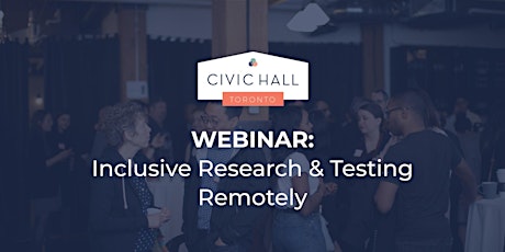 Webinar: Inclusive Research & Testing From Anywhere primary image