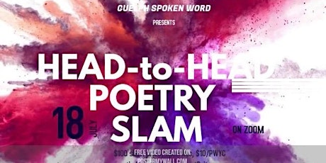 Hauptbild für Guelph Poetry Slam July edition ft. Nisha Patel, Head-to-Head