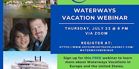 Waterways Vacations Webinar primary image