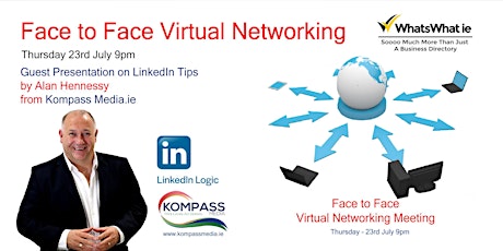 WhatsWhat.ie Face To Face Virtual Networking Meeting primary image