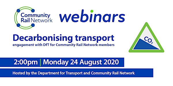 'Decarbonising transport' consultation for Community Rail Network members