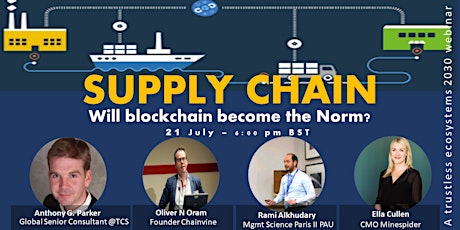 Supply chain: will blockchain become the norm? | WEBINAR primary image