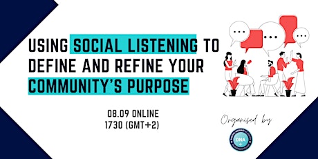 Hauptbild für Using Social Listening to Define and Refine your Community's Purpose