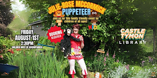 Imagen principal de Summer Activities: Puppet Show with Julie-Rose McCormick (for all ages)