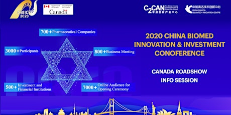 2020 CHINA BIOMED INNOVATION & INVESTMENT CONFERENCE - CANADA INFO SESSION primary image