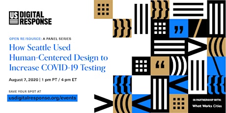 Imagem principal do evento How Seattle Increased COVID-19 Testing Using Human-Centered Design