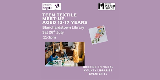 Image principale de Teen Textile Meet Up