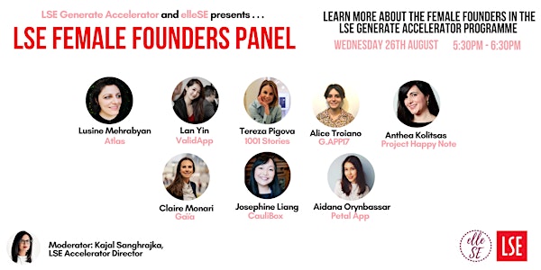 LSE Generate Accelerator: Female Founders Panel