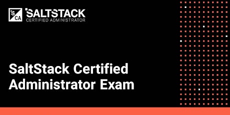 SaltStack Certified Administrator Exam primary image