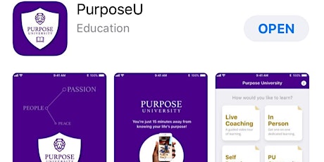 Purpose University Mobile App Live Demo with UNC Interns