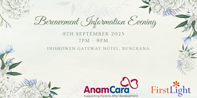 Imagen principal de Anam Cara & First Light - Bereavement Information Evening