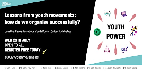 Youth Power Solidarity Meetup: how can young people organise successfully?