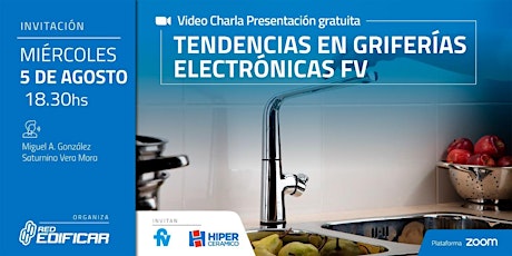 Imagen principal de Video Charla "Tendencias en Griferías Electrónicas". Red Edificar