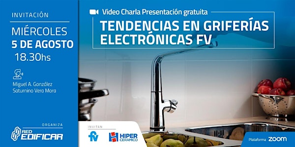 Video Charla "Tendencias en Griferías Electrónicas". Red Edificar