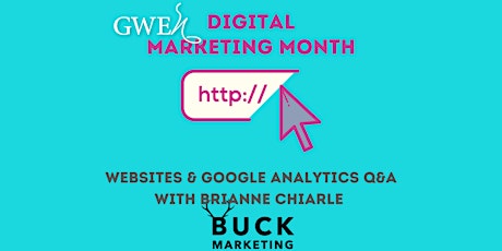 GWEn's Digital Marketing Expert Series: Websites & Analytics Q&A w/ Brianne primary image